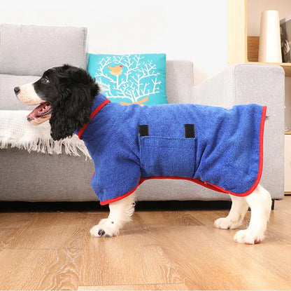 CanisWrap – Saugfähiger Bademantel für Hunde