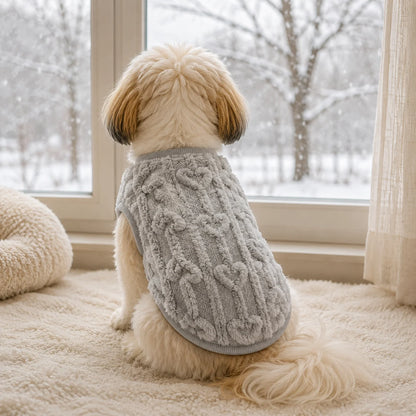 Hundemantel Winter | Warmer Fleece-Hundepullover für kleine Hunde
