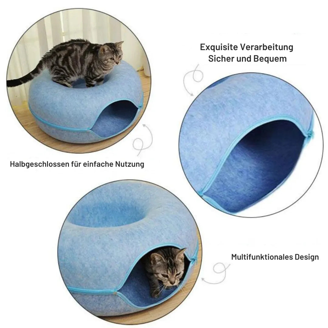 CosyPaw 2-in-1 Donut Katzenbett