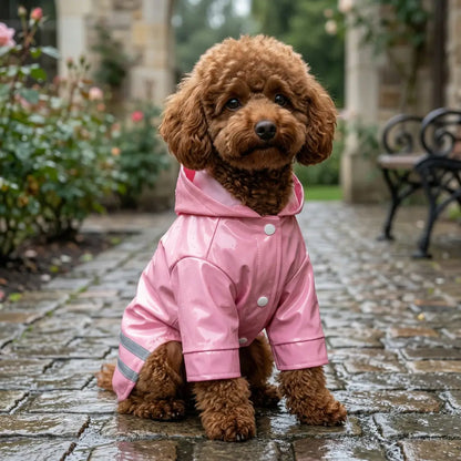 Dog coat waterproof & reflective | lightweight raincoat