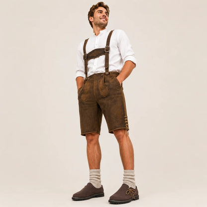 Haferlschuhe Herren Grau aus Nubukleder | Schuhe fürs Oktoberfest