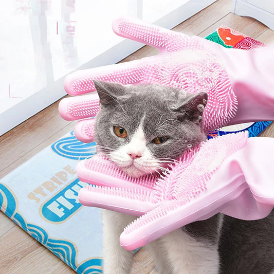 FellMoment Katzenhandschuh – Sanfte Fellpflege & Haarentfernung ohne Ziepen