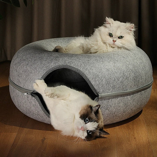 CosyPaw 2-in-1 Donut Katzenbett