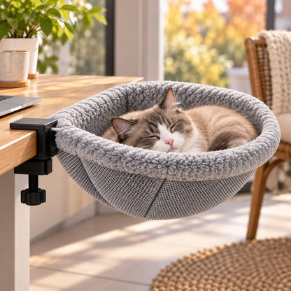 Katzenbett Hängematte | Faltbares rundes Katzenbett für Zuhause