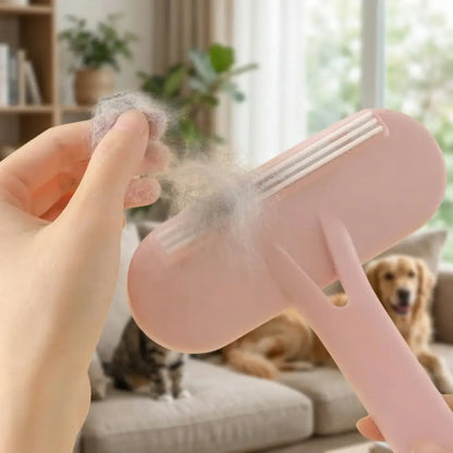2-in-1 Pet Hair Remover Brush | Lint Brush for Clothing