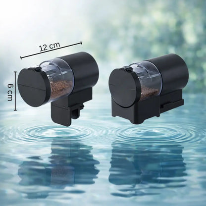Distributeur automatique de nourriture pour poissons d'aquarium 100ml | Minuterie