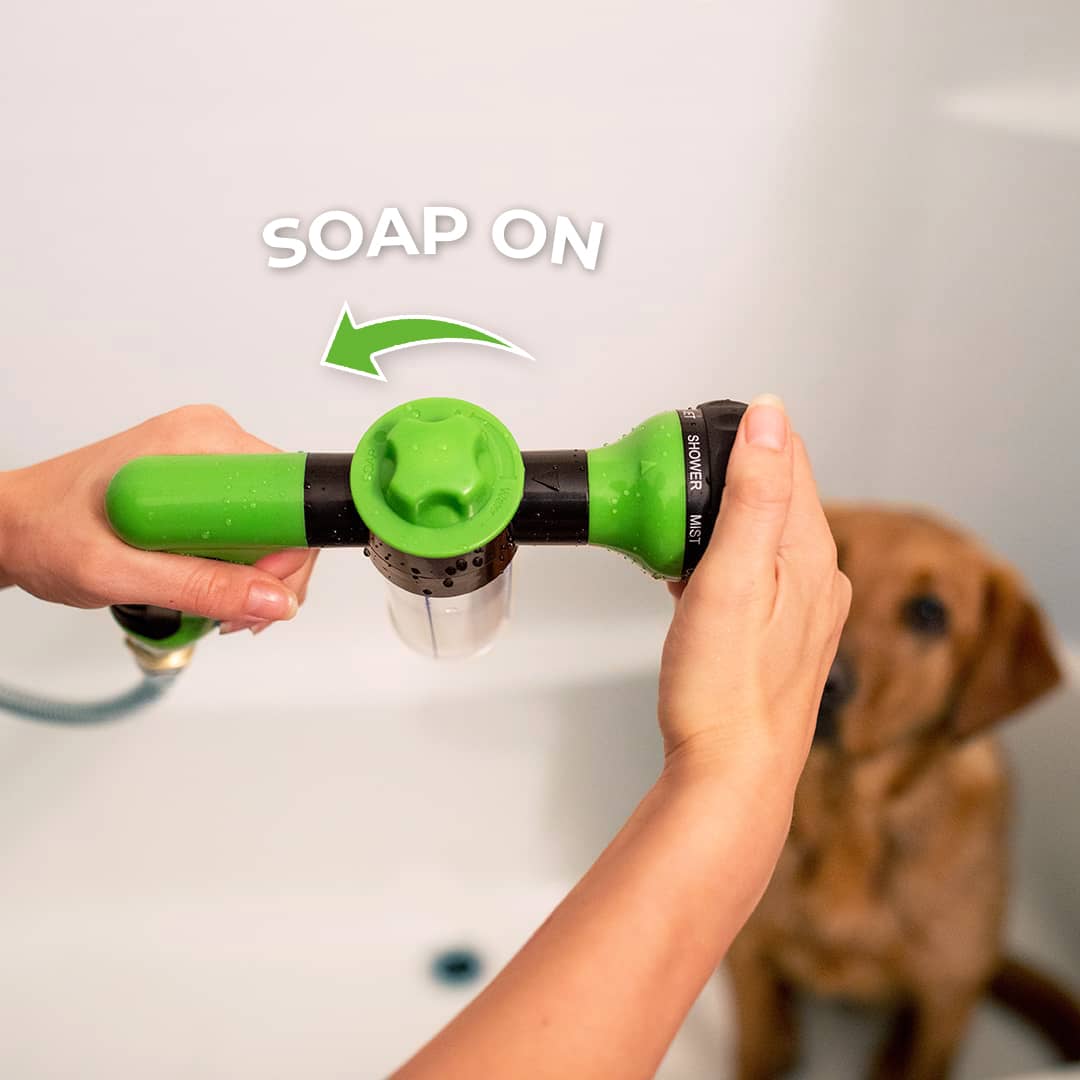 FellFit Düse – Die einstellbare Hundebrause für schnelle & gründliche Fellreinigung
