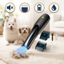 Quieter dog hair clipper with suction | Cordless for dog grooming