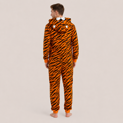 Tiger Partnerlook | Onesie & Hundemantel für Mensch und Hund